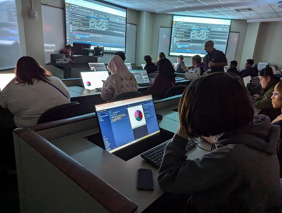 CRVA Seniors Code at VCU School of Engineering